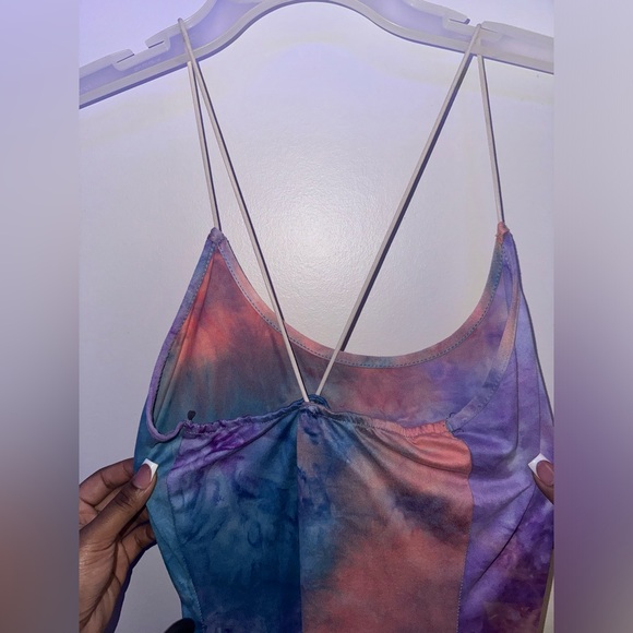 Cotton Candy fitted dress💓💙. Very stretchy. - Picture 2 of 3